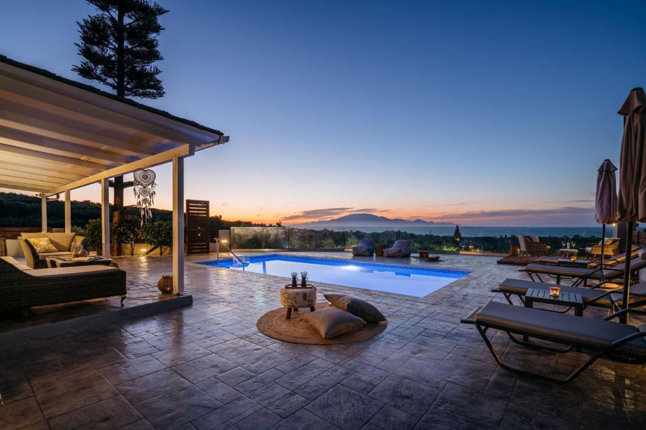 Villa Venia - Cozy Escape With Scenic Sew View, By Zantewize Tragaki Bagian luar foto