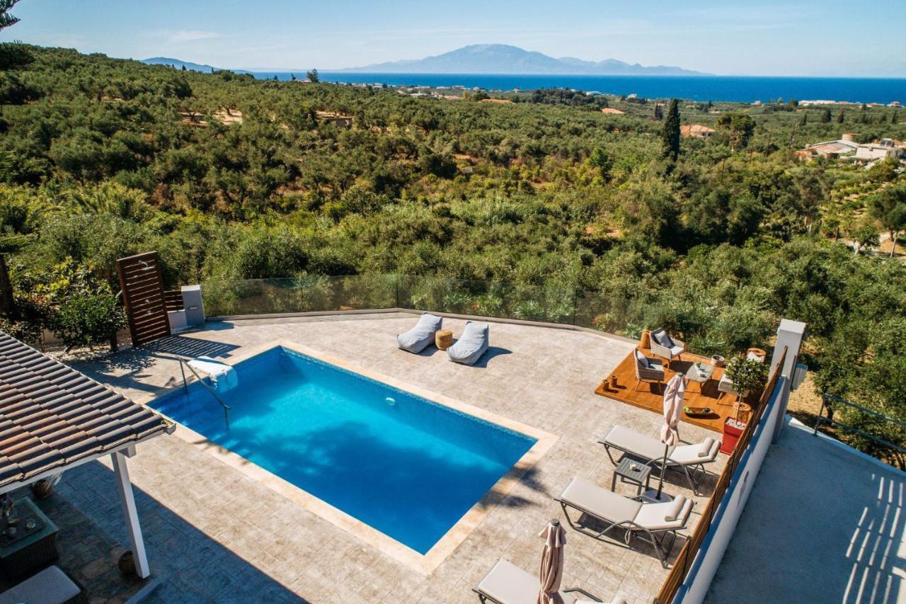 Villa Venia - Cozy Escape With Scenic Sew View, By Zantewize Tragaki Bagian luar foto