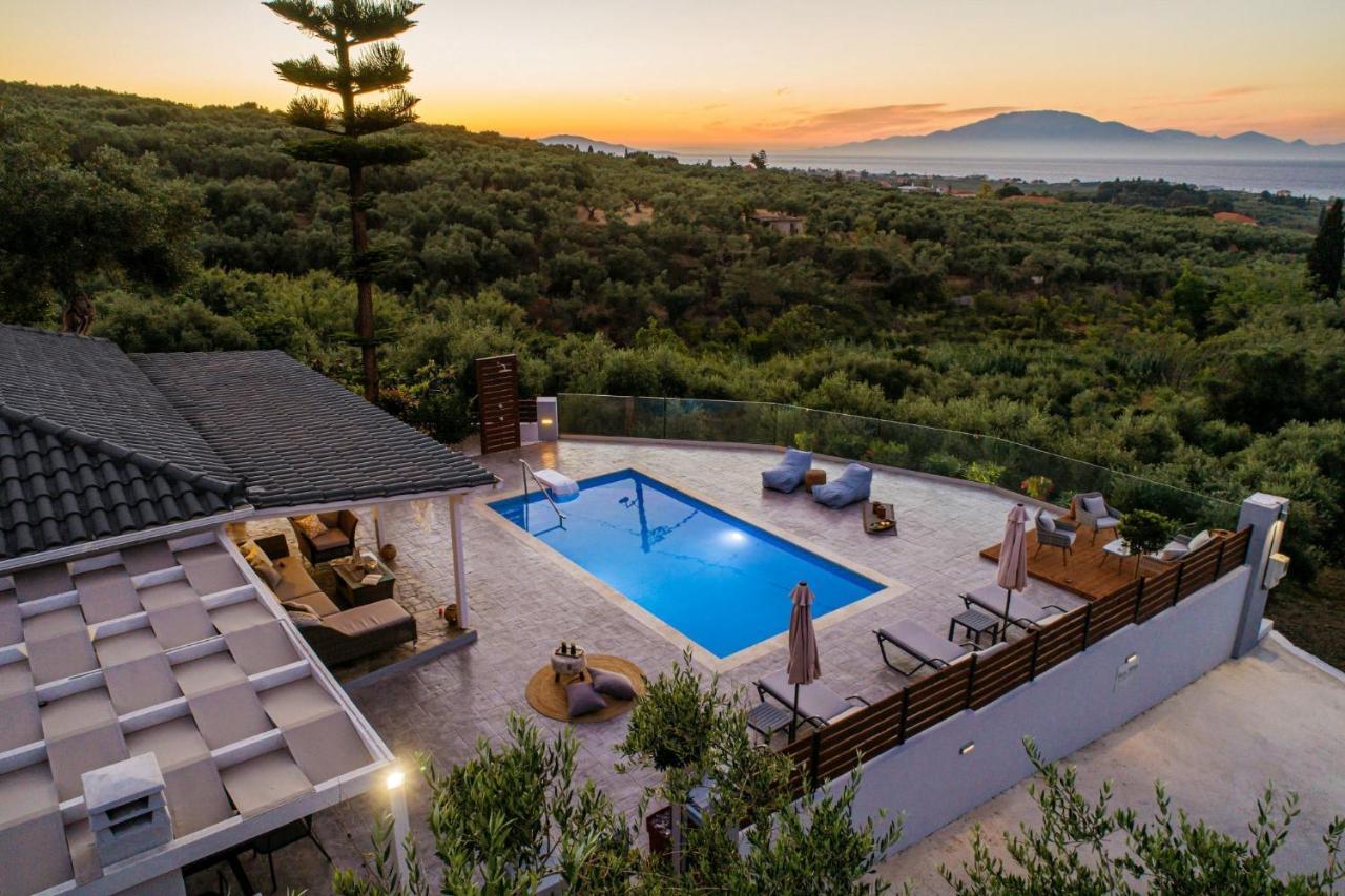 Villa Venia - Cozy Escape With Scenic Sew View, By Zantewize Tragaki Bagian luar foto